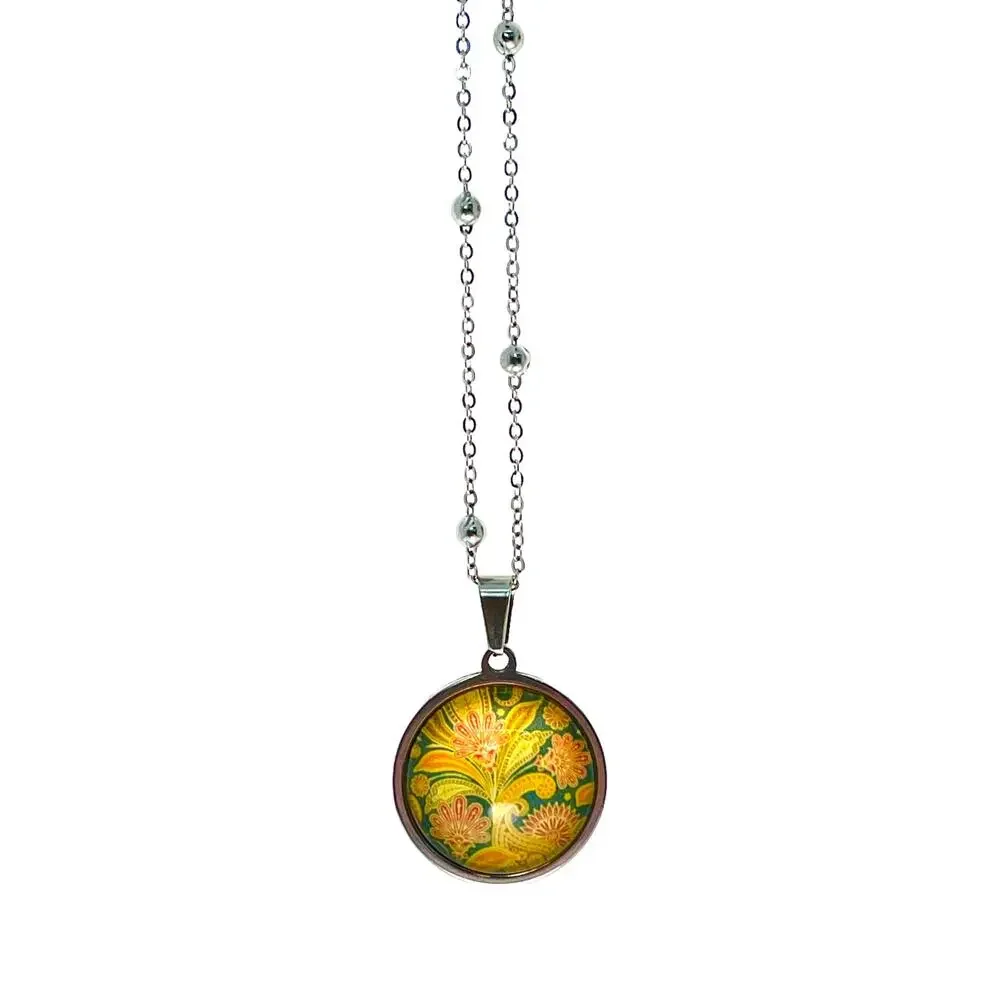 Antique Pretty Paisley Necklace